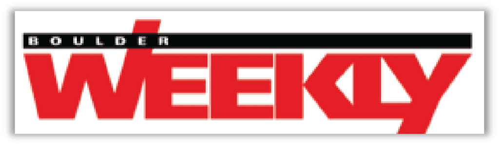 Boulder Weekly logo in Black and red with a white background
